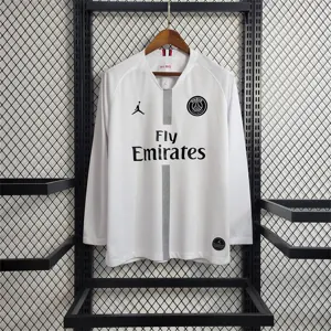 18-19 PSG White Champions League Long sleeve