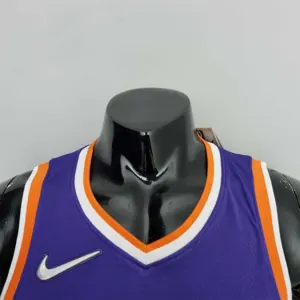75th Anniversary Booker #1 Phoenix Suns Purple NBA Jersey 2