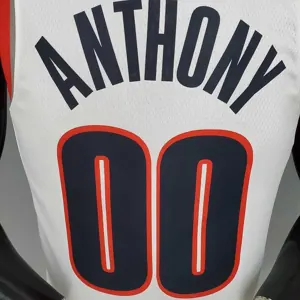 2021 ANTHONY#00 Trail Blazers HOME white 7