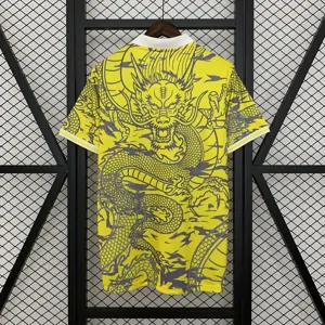 25-26 Real Madrid Yellow Dragon Special Edition Shirt Football Uniform AAAAJersey Dropship Yupo 6