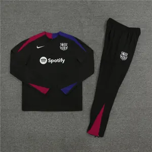 24-25 Barcelona Player Long Sleeve Training Suit Football Shirts 1