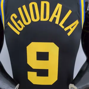 2022 75th Anniversary Iguodala #9 Warriors City Edition Black 5