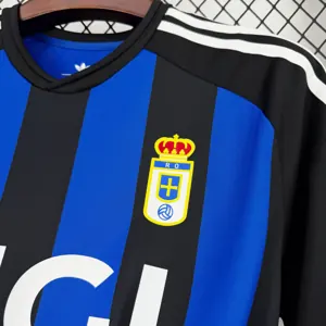 26-27 Real Oviedo Mens 100th Anniversary Soccer T-Shirt AAAAJersey Supply Yupoo 12 8