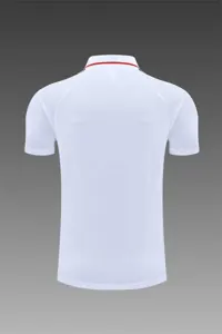 Polo Bayern white with red logo 3