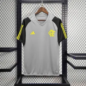 24-25 Flamengo Gray Training Kit Jersey Supplier Yupoo