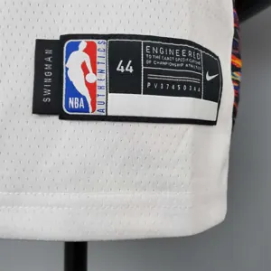brooklyn#21 Brooklyn Nets City version White 2