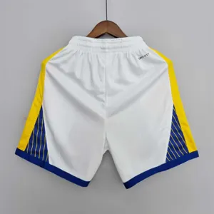 75th Anniversary Golden State Warriors Shorts White NBA Jersey 1