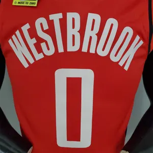 2021 WESTBROOK#0 Rockets Red 6