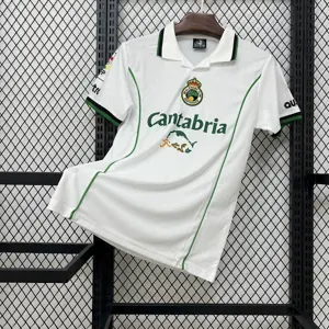 98-99 Racing de Santander Home Retro Kit Vintage Shirt AAAAJersey Wholesale Yupoo