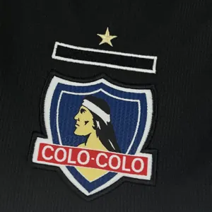 26-27 Colo Colo Mens Away Kit Soccer Black T-Shirt AAAAJersey Dropship Yupoo 3