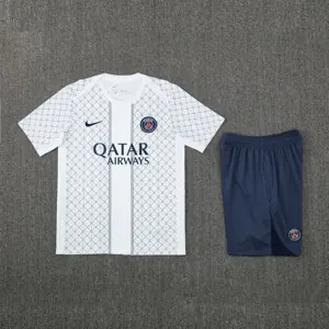25-26 PSG Paris Training White Kit Soccer Suit AAAAJersey Supply Yupoo 2