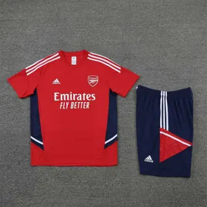 22-23 Arsenal Training Suit Short Sleeve Kit Red 7