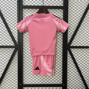 25-26 Inter Miami Home Kid Kits Youth Apparels AAAAJersey Dropship Yupoo 5