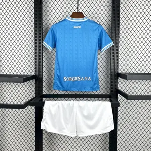 25-26 Napoli Home Kids Football Kits Youth Apparels AAAAJersey Supplier Yupoo 1