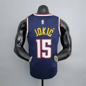 Nuggets Jokic #15 Navy Blue 1