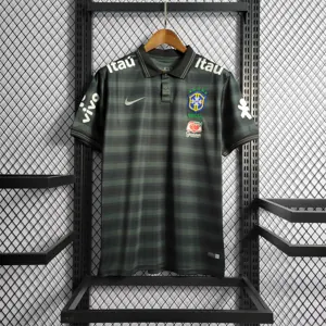 Brazil Polo Black Stripe