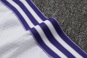 25-26 Real Madrid Polo White Training Kits Football Tracksuits 5