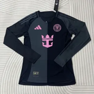 25-26 Inter Miami Away Long Sleeve Player Version Shirt Soccer Uniform AAAAJersey Supply Yupoo 2