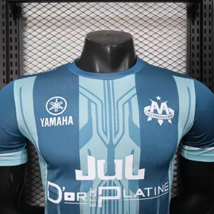 25-26 Marseille Blue YAMAHA OM X JUL Limited Edition Shirt Player Version été Kit AAAAJersey Yu 4