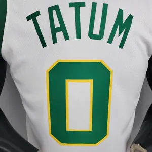 TATUM #0 Celtics White Platinum Limited 4