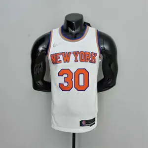75th Anniversary Randle #30 New York Knicks White NBA Jersey
