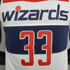 75th Anniversary Kuzma #33 Wizards Black Red White 4