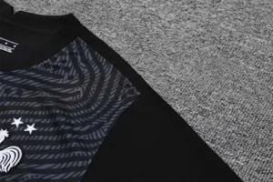 2021 France black goalkeeper long sleeve 14