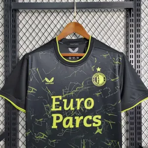 23-24 Feyenoord Black S-XXL Cheap Soccer Jerseys 6
