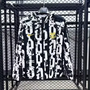 25-26 Barcelona Hooded windbreaker Winter Full zip Sports Jacket Sino AAAAJersey Supply Yupoo