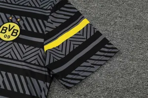 22-23 Dortmund Training Suit Short Sleeve Kit Grey 18