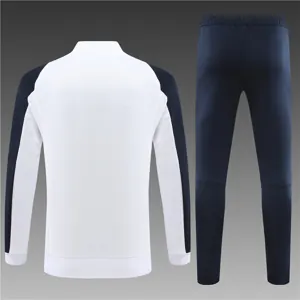 23-24 Real Madrid White Kits Long Sleeve Training Suit Cheap Jerseys Yupoo 2