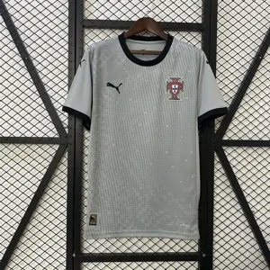 2025 Portugal Grey Goalkeeper Shirt Soccer Uniform AAAAJersey Dropship Yupoo