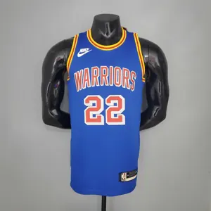 WIGGINS#22 75th Anniversary Warriors Blue