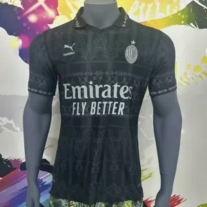 23-24 AC Milan Fourth Kit Black Player Version Shirts Football AAAAJerseys Yupoo 6