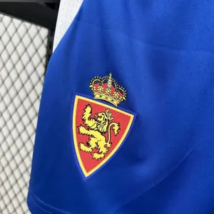 24-25 Real Zaragoza Home Kid Kits Youth Apparels Soccer AAAAJersey Yupoo 9
