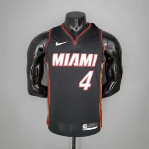 Miami Heat OLADIPO#4 #4 Black