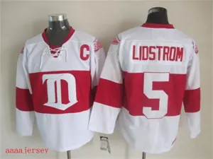 Detroit Red Wings retro ice hockey jersey M-3XL 底特律红翼队复古冰球服 3