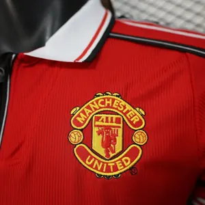 98-99 Manchester United Home Retro Kit Player Version Shirt AAAAJersey Wholesale Yupoo 6