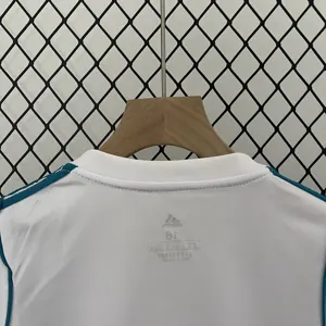 17-18 Real Madrid Home Retro Kids Kit Size-16-28 Soccer Jersey Yupoo 3