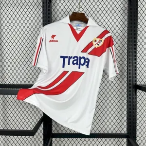 97-98 Rayo Vallecano Home Retro Kit Vintage Shirt AAAAJersey Supply Yupoo