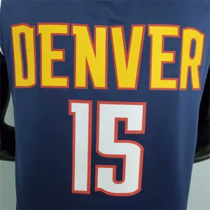 Nuggets Jokic #15 Navy Blue 3