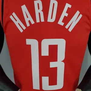 2021 HARDEN#13 Rockets Red 5