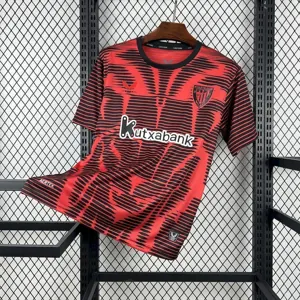 25-26 Athletic Bilbao Pre-Match Soccer Kit Soccer Shirt Sino AAAAJersey Supply Yupoo