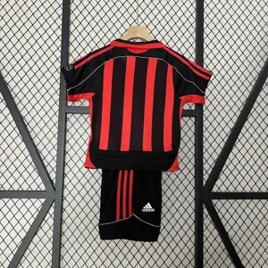 06-07 AC Milan Kids Retro Home Kits Cheap Jersey Yupoo 1