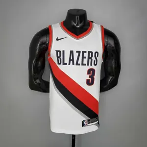 2021 McCOLLUM#3 Trail Blazers Home White