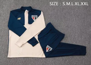 24-25 Sao Paulo Long Sleeve Training Suit Football Shirts 1