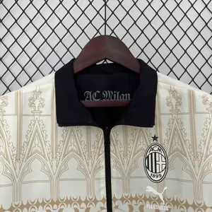 23-24 AC Milan Trench Coat Reversible Windbreaker Double-Sides Jacket AAAAJersey Yupoo 5