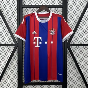 14-15 Bayern Munich Home Retro Kit Vintage Shirt AAAAJersey Dropship Yupoo