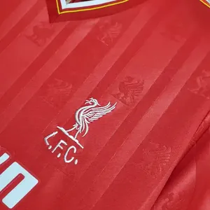 85-86 Retro Liverpool Soccer Jersey Home S-2XL 8