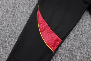 25-26 Roma Shirt Third Away Kit Black Trousers Training Suit 3